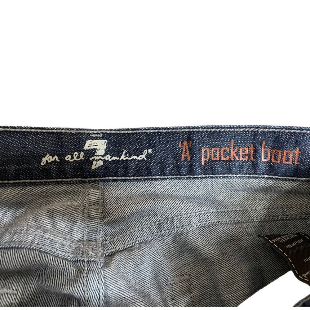 7 For All Mankind “A” Pocket Boot Jeans - Picture 6 of 8